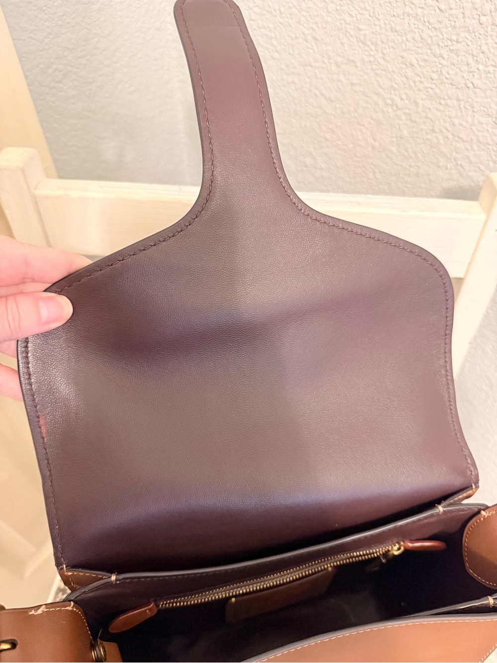 Coach 1941 Courier Leather Crossbody - Sienna - Picture 4 of 10